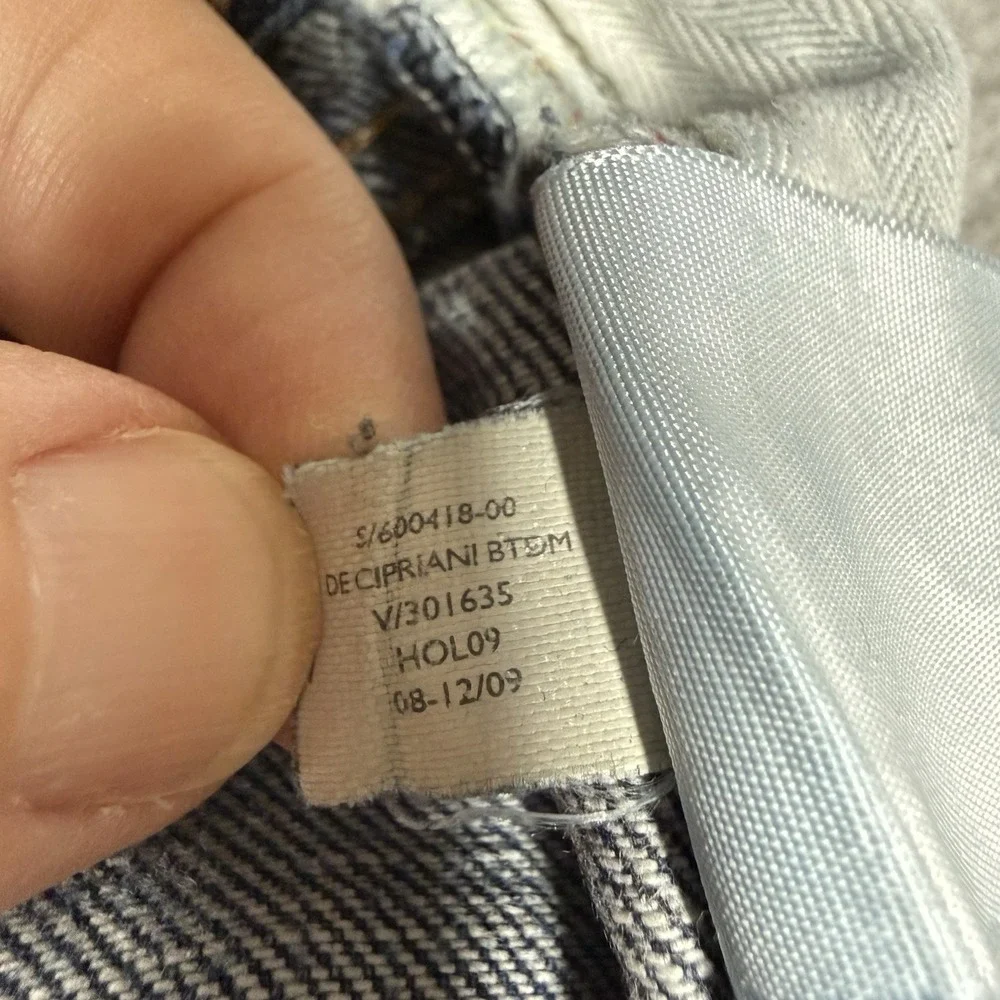 Banana Republic BOOTCUT Jeans Mens 35x32 Medium Wash Distressed‎ Faded Y2K